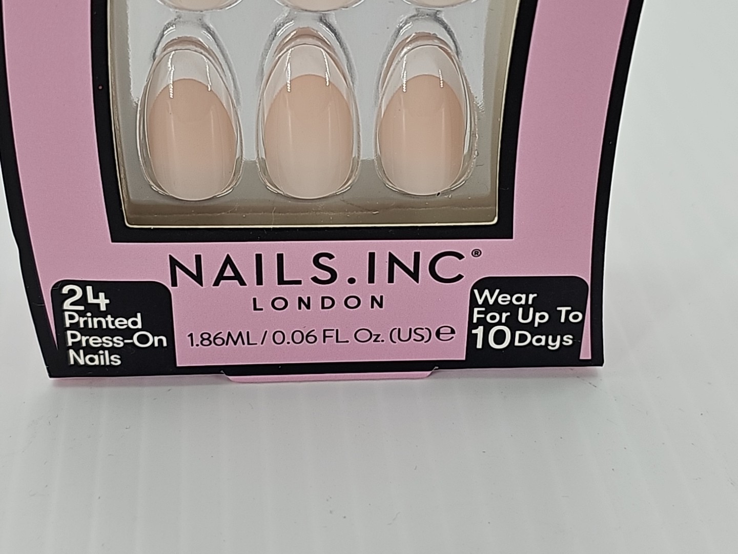 Nails.Inc London • I Say Snow & Feeling French • Quick & Easy Press-On Nails [P]