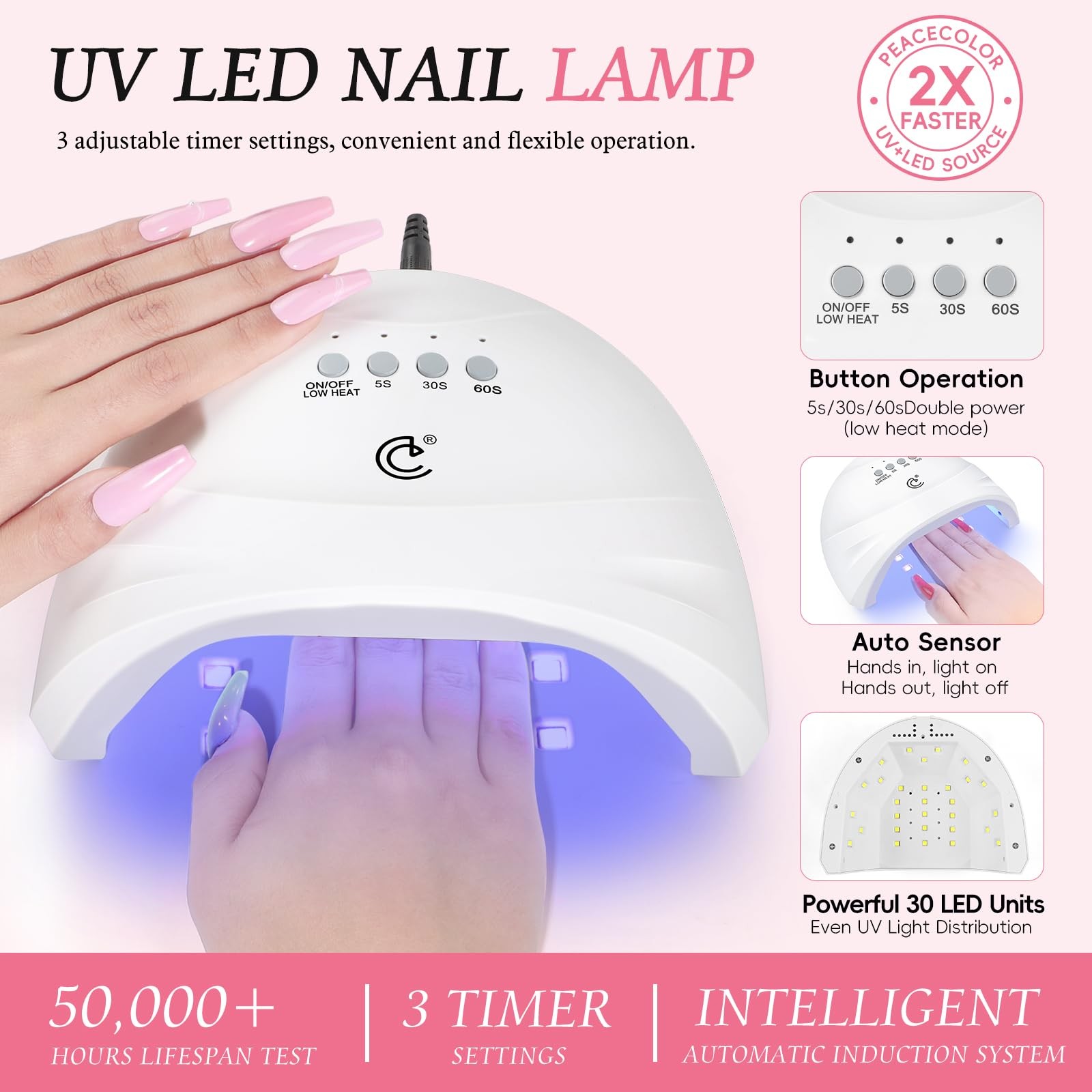 Peacecolor Acrylic Nail Kit for Beginners with Everything ,Professional Nail …