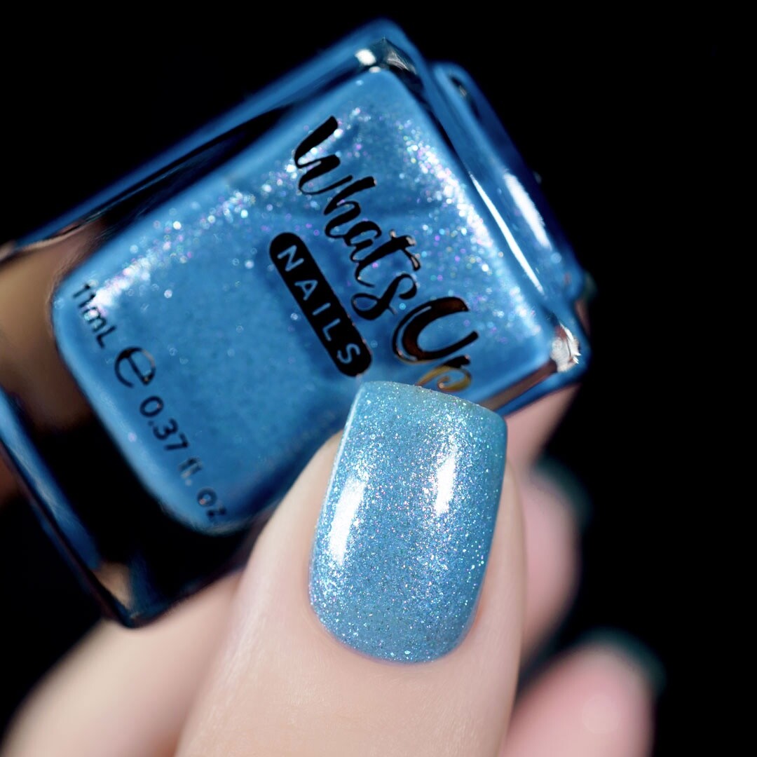 Hero Below Zero Regular Polish (Light Blue Shimmer), Nail Polish for Nail Art