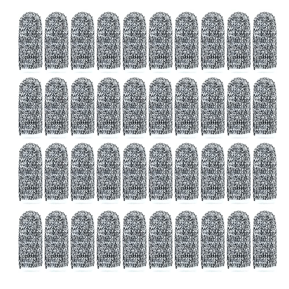 40 Pcs Finger Cots Cut Resistant Fingertips Sleeves for Kitchen Work Sculpture