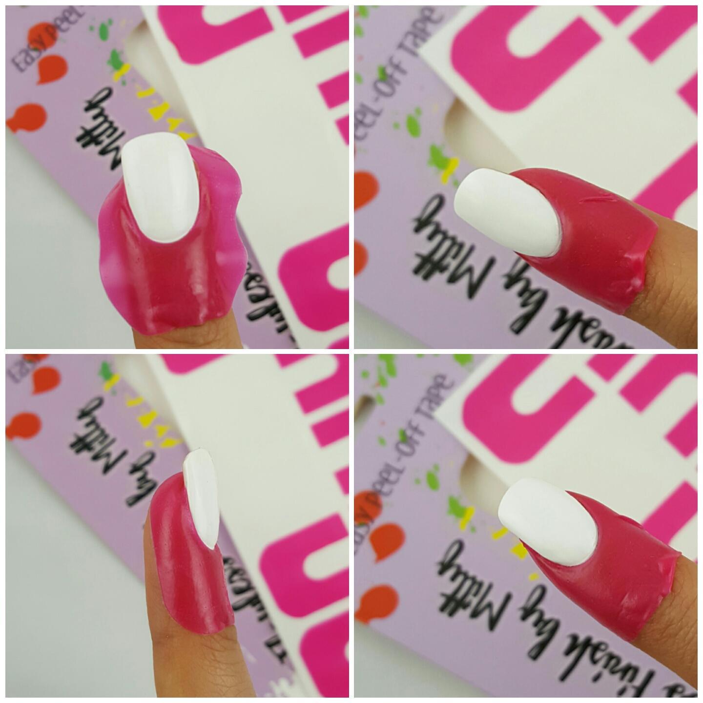 Nail art Tips Peel off Tape, LATEX FREE (Ballet Slipper Pink)