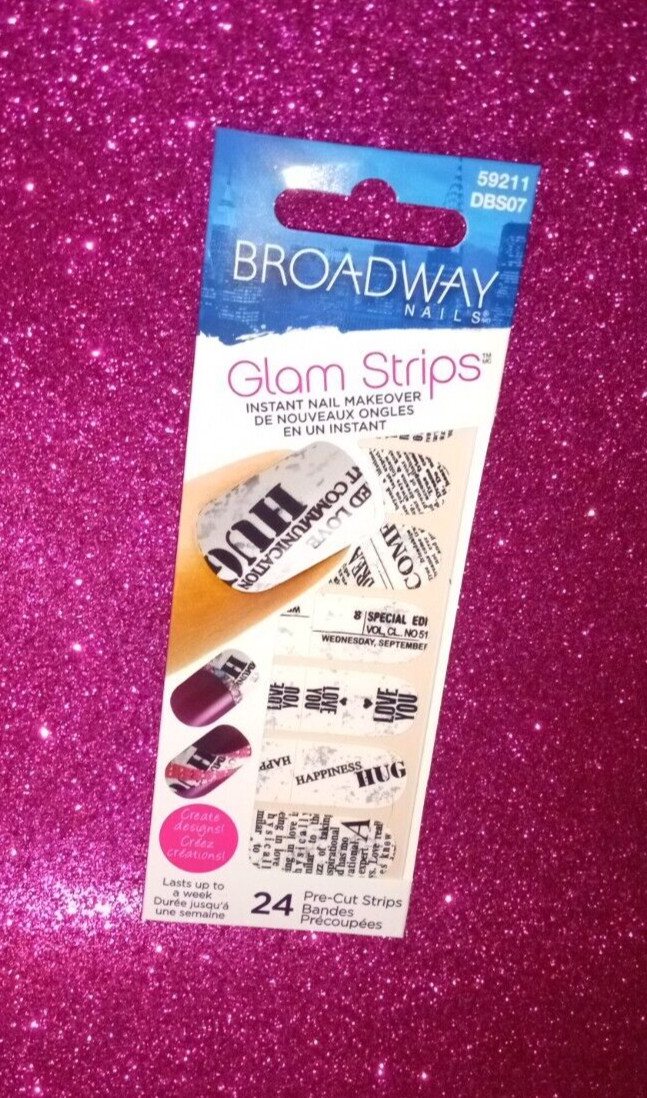 Broadway by KISS *GLAM STRIPS* for Nails, Many Designs, Price per Pack✨