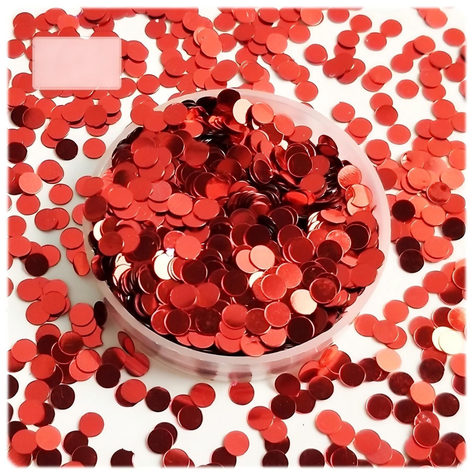 30/60gram Metallic Color Sequins Loose Flakes Round Dots 3-6mm Nail Art Tips