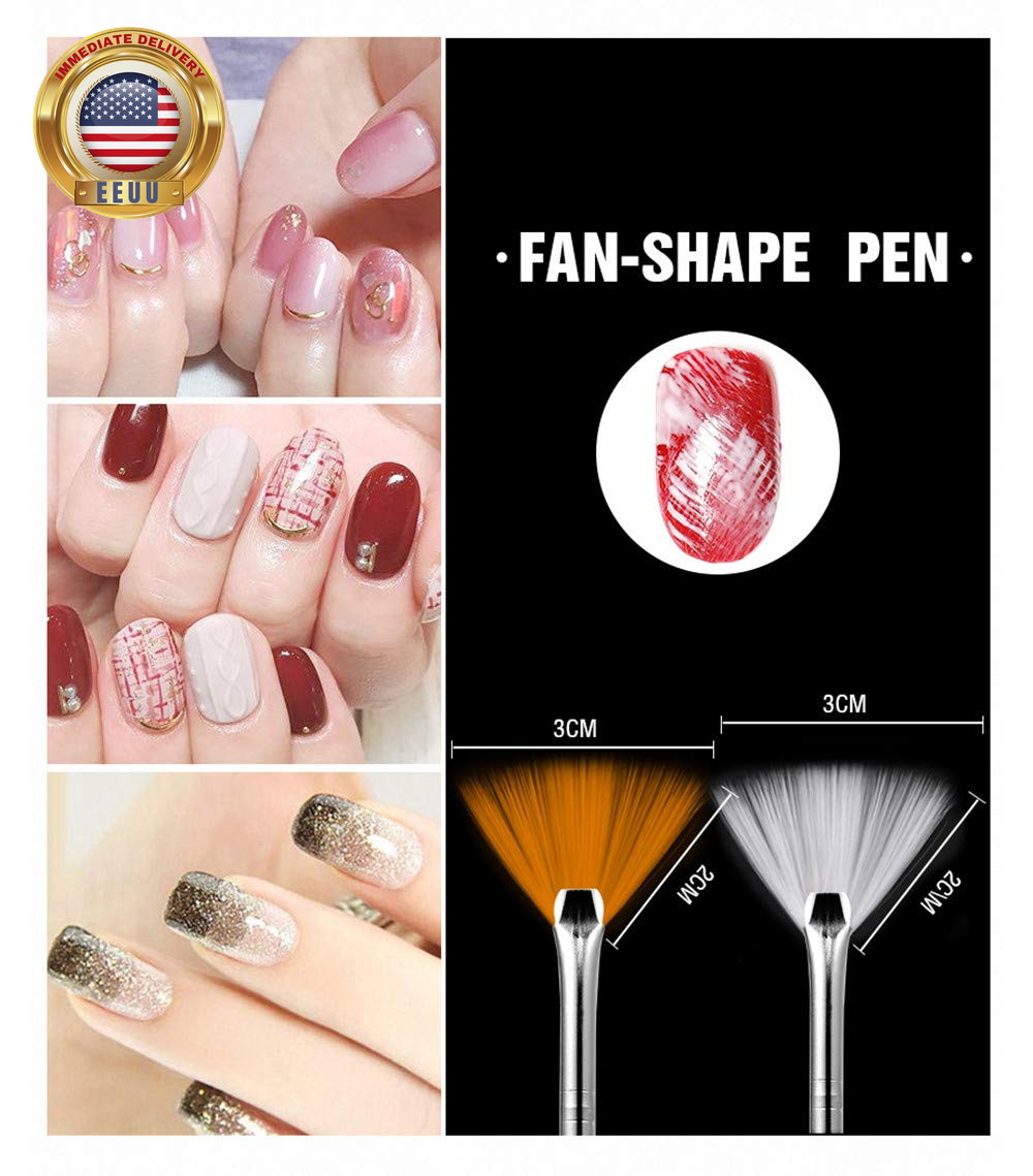 20PCS Nail Art Design Dotting Painting Drawing Polish Brush Pen Tools ⭐️⭐️⭐️⭐️⭐️