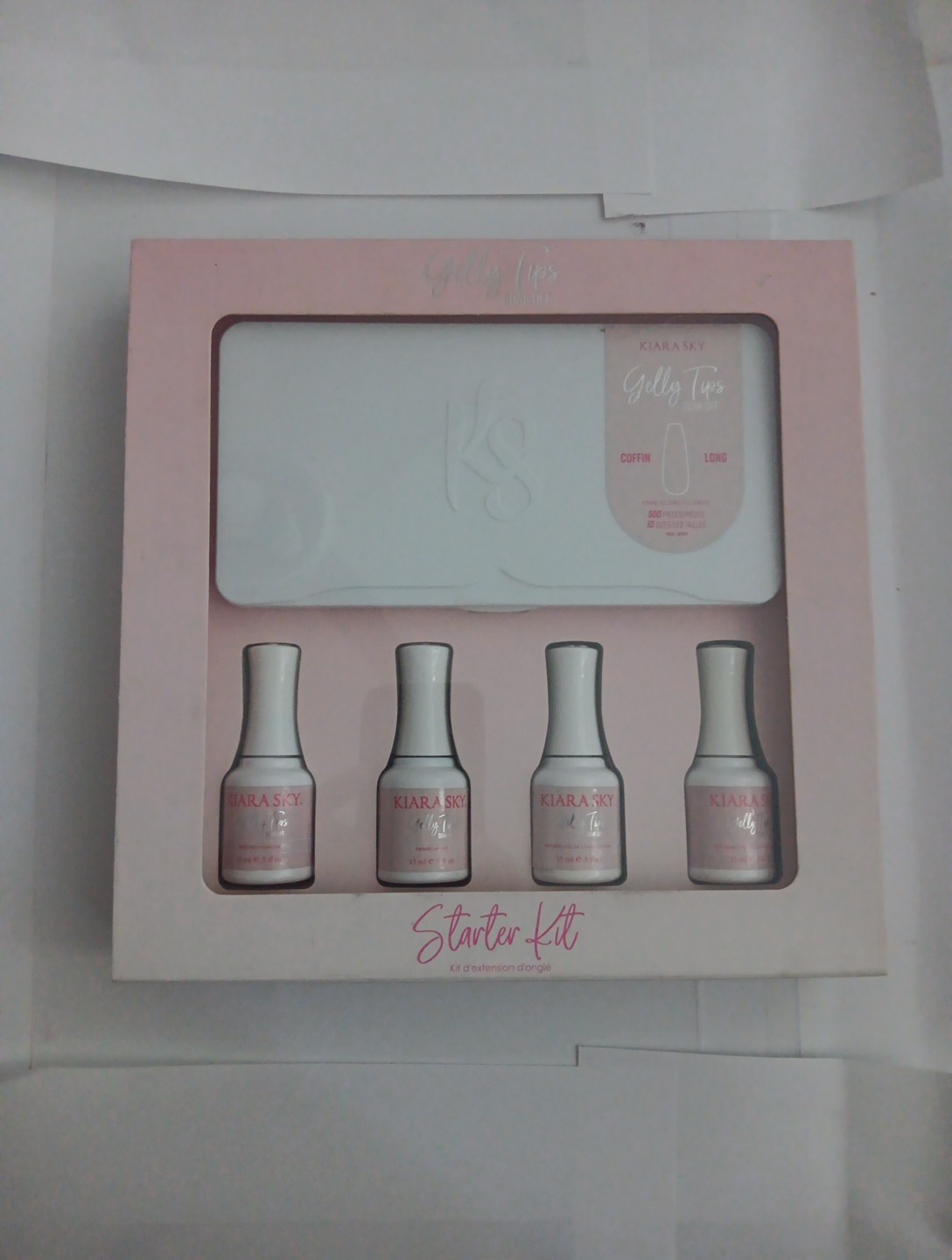 Gelly Tips Starter Kit | Includes Prep, Primer, Builder, Top Coat, Tips | Alm…