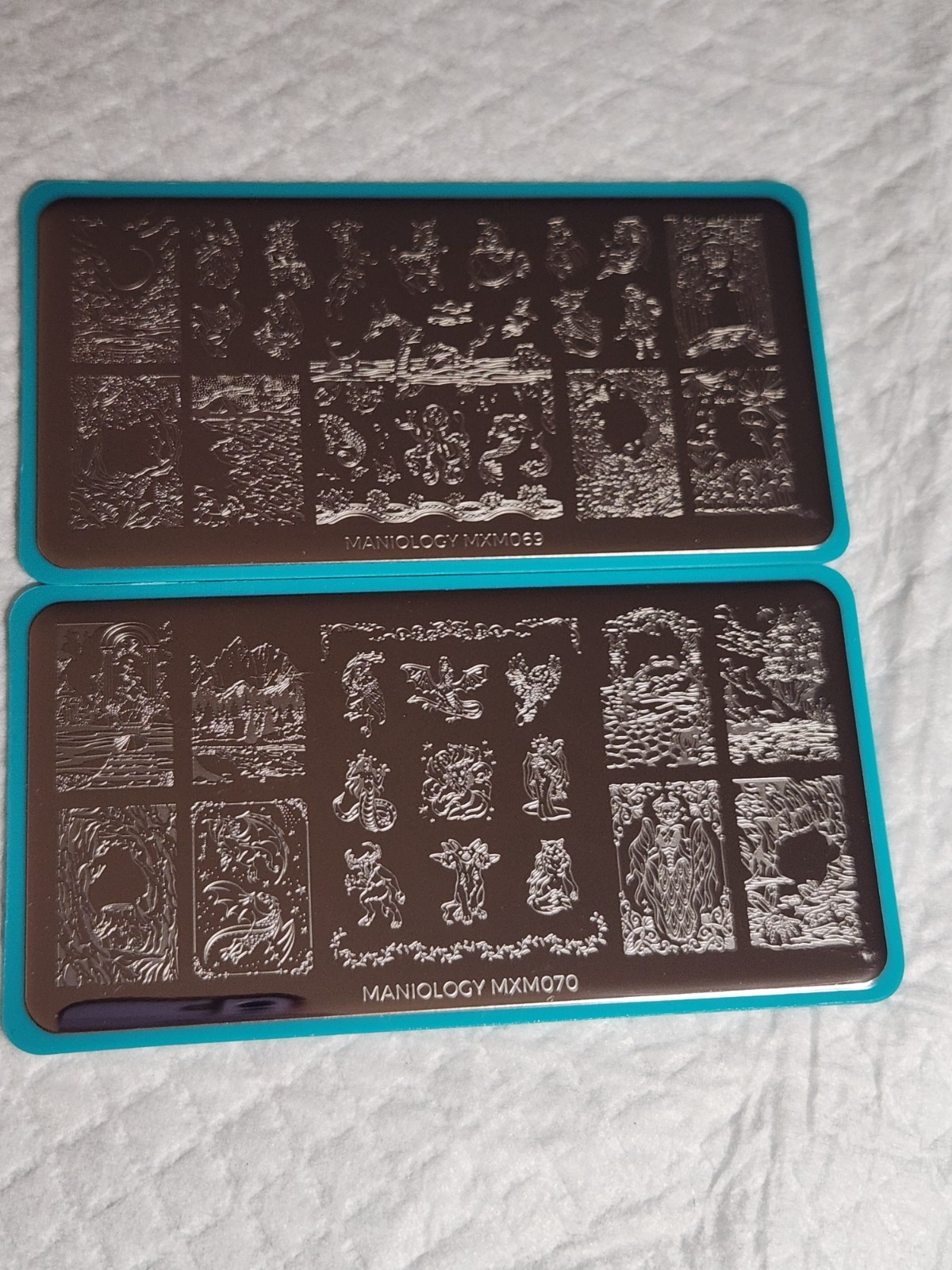 Maniology MXM067 & MXM 068 Tropical Holiday Nail Stamping Plates Christmas