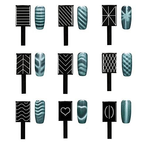 16 Pieces Cat Eye Nail Magnet Tool Set For Nails, Cat Eye Nail Polish SET1