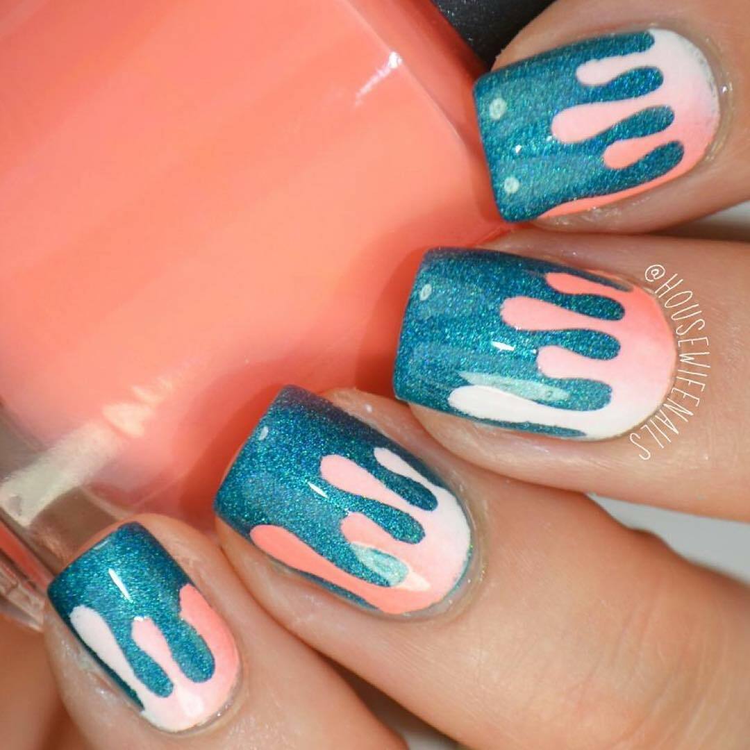 Dripping Tape for Nail Art, Drip Stickers for Nails, Nail Vinyls