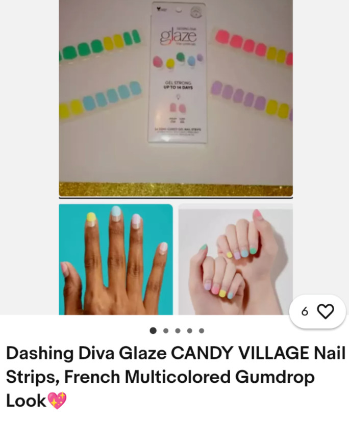 DASHING DIVA/KISS NAILS,RARE GLAZE, Toenails, Price Varies Per Item❣️Makeup+more