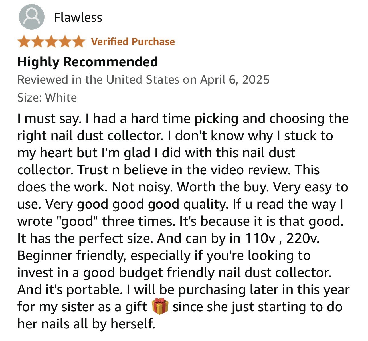 MelodySusie Cordless Nail Dust Collector