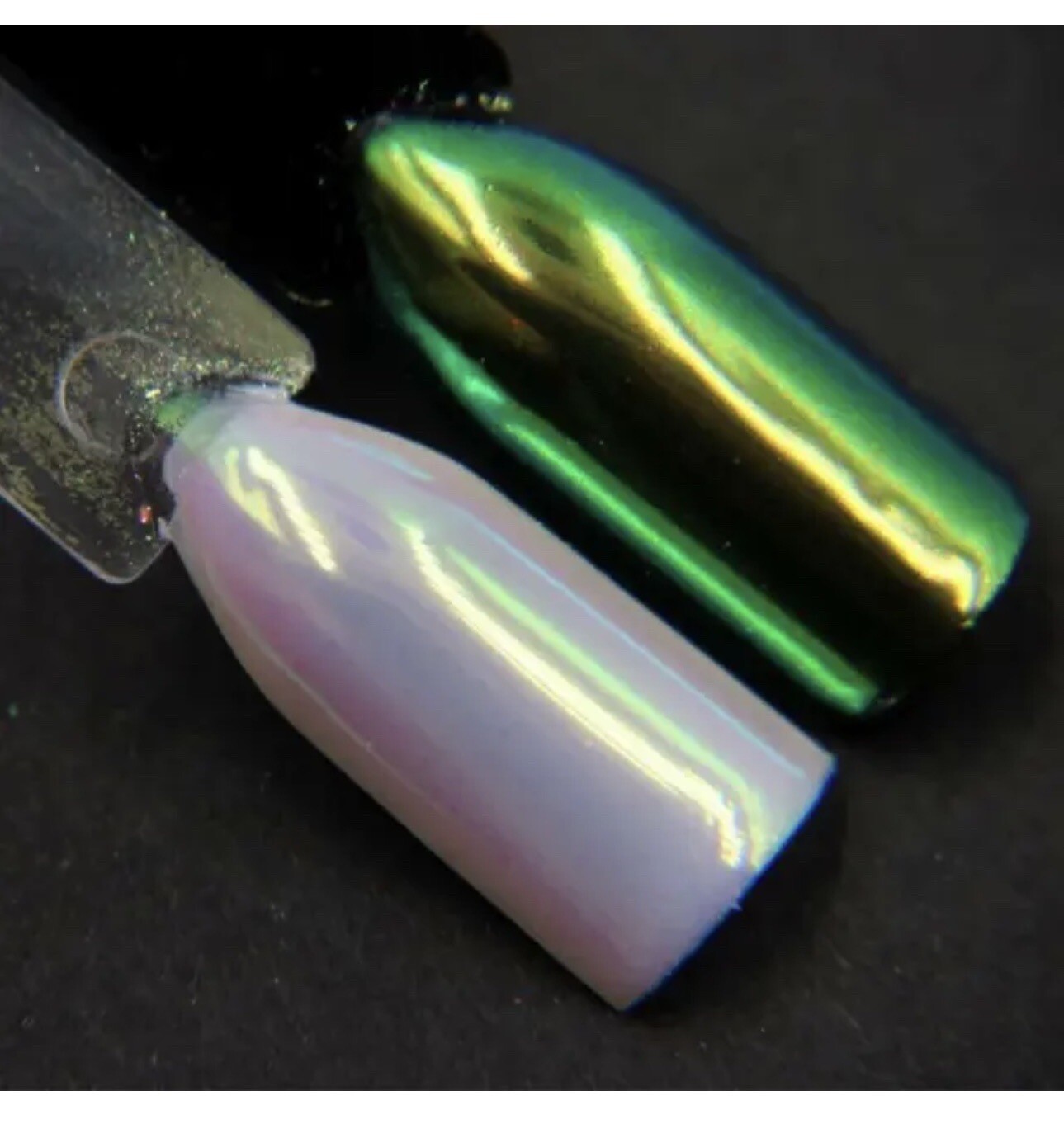 AURORA CHROME POWDER Nail GLITTER AB Unicorn MERMAID MIRROR Effect RAINBOW Opal