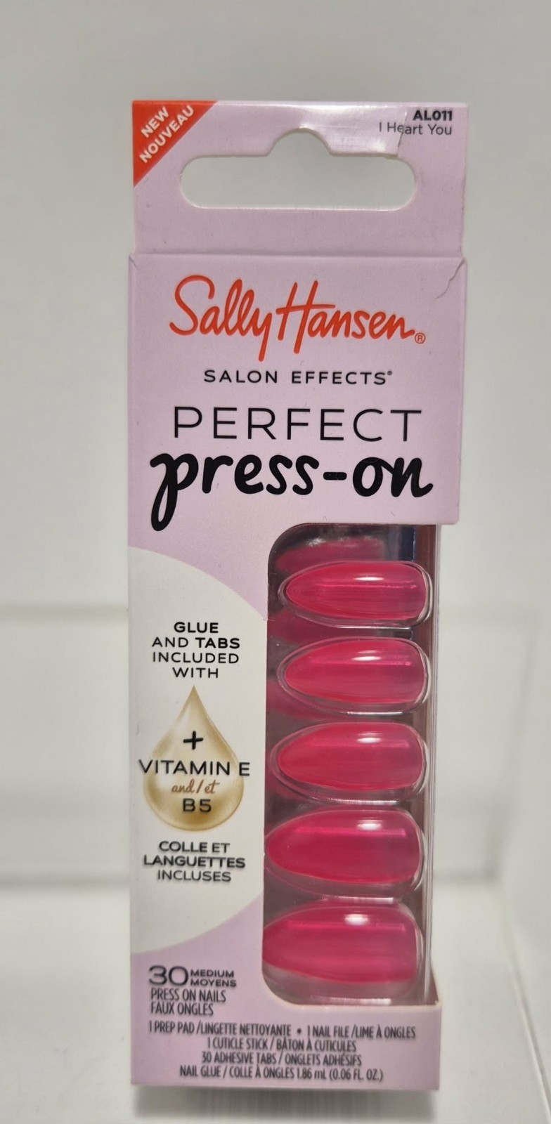 Lot of 4 Packs – Assorted False Nails Press On & Glue Style *NEW BOXES* NIB