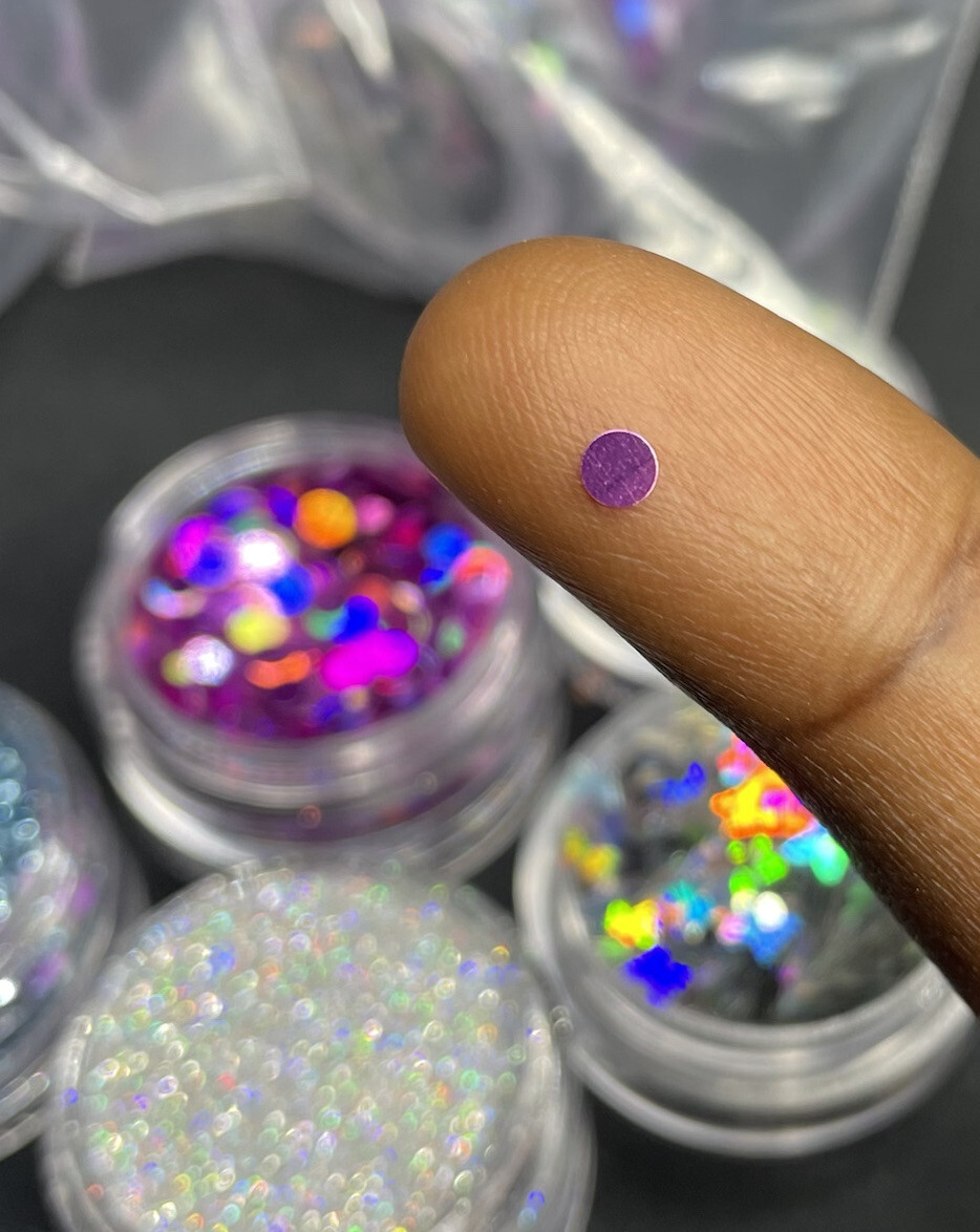 Colorful Nail Glitter Powder Sequins Laser Foils Flakes Nail Art Decoration Tips