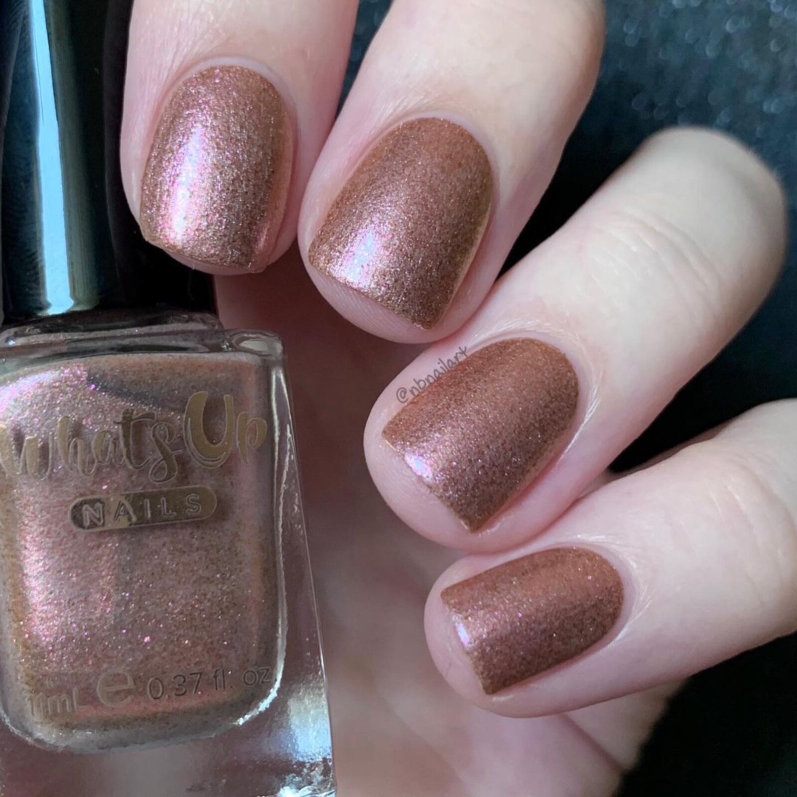Whats Up Nails – Agate Nail Polish (Pink Duochrome) Nail Polish for Nail Art