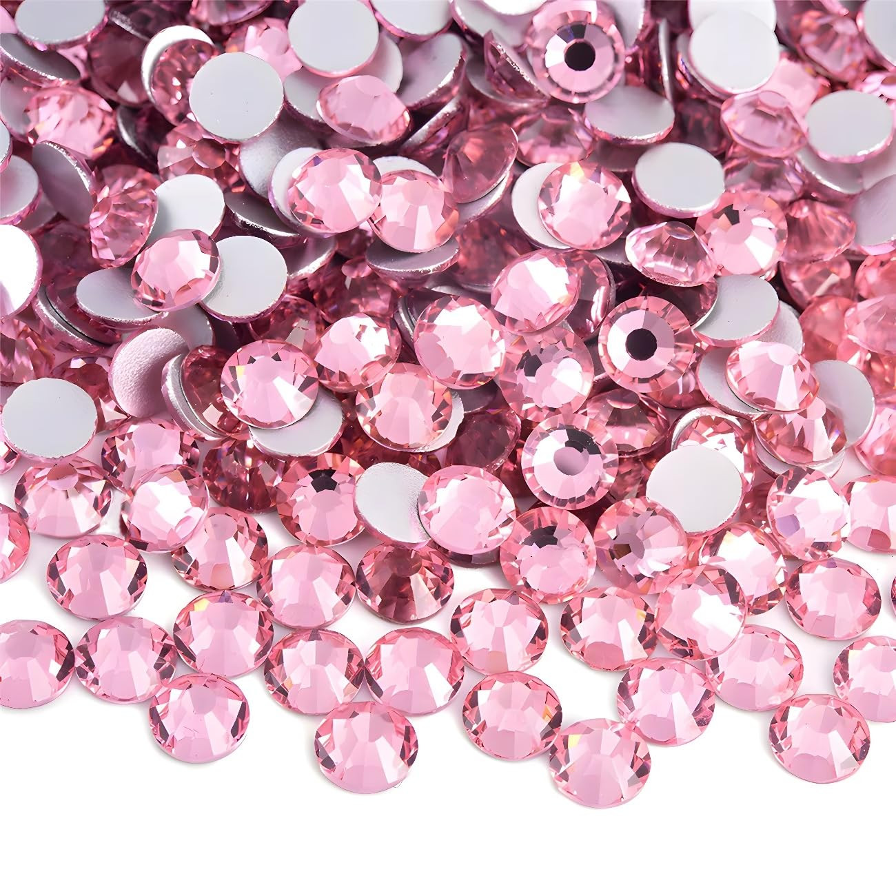 Flatback Rhinestones round Gems for Nails Art and Crafts 4000Pcs SS6 2Mm Glitter
