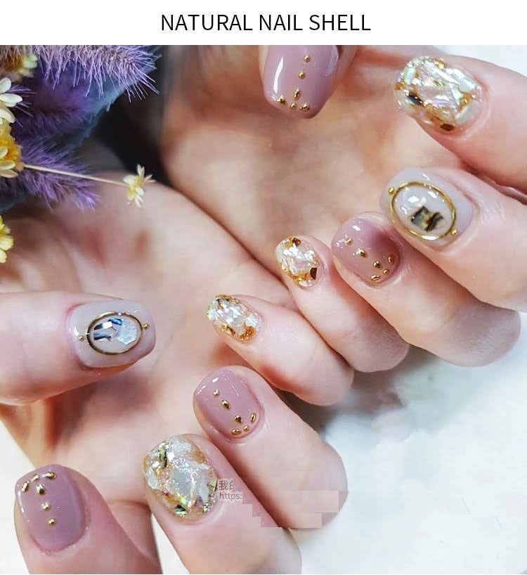 4g 3D Nail Art Sea Shell Flake Mermaid Abalone Sequins Powder Glitter Decoration