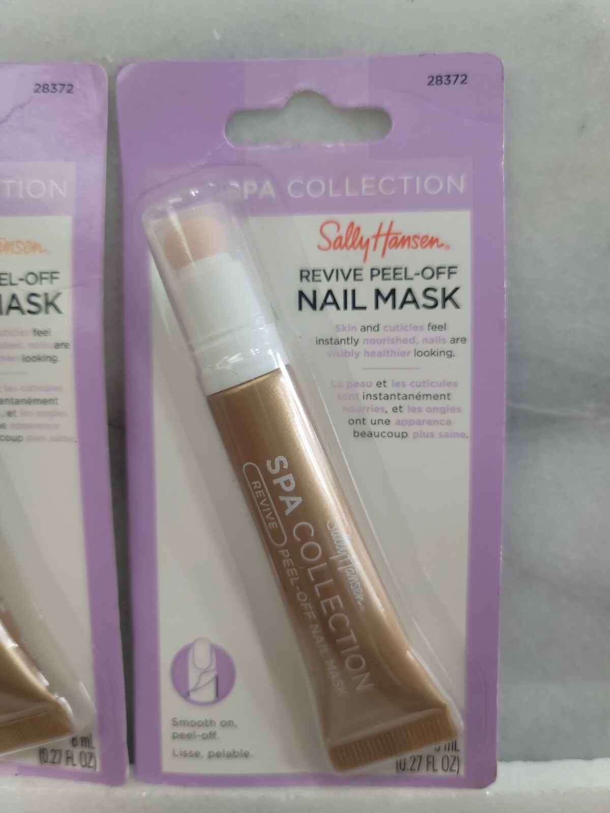 4 pack Sally Hansen Revive Peel-Off Nail Mask, Spa Collection, Peel Off # 28372