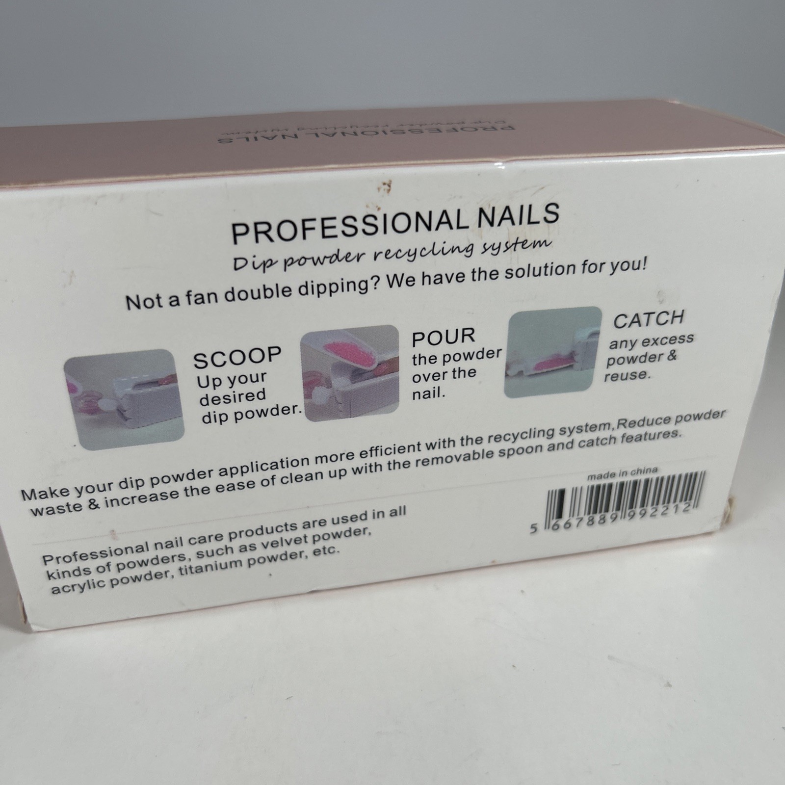 Dip Powder Recycling System “No double dipping!” *New open box*