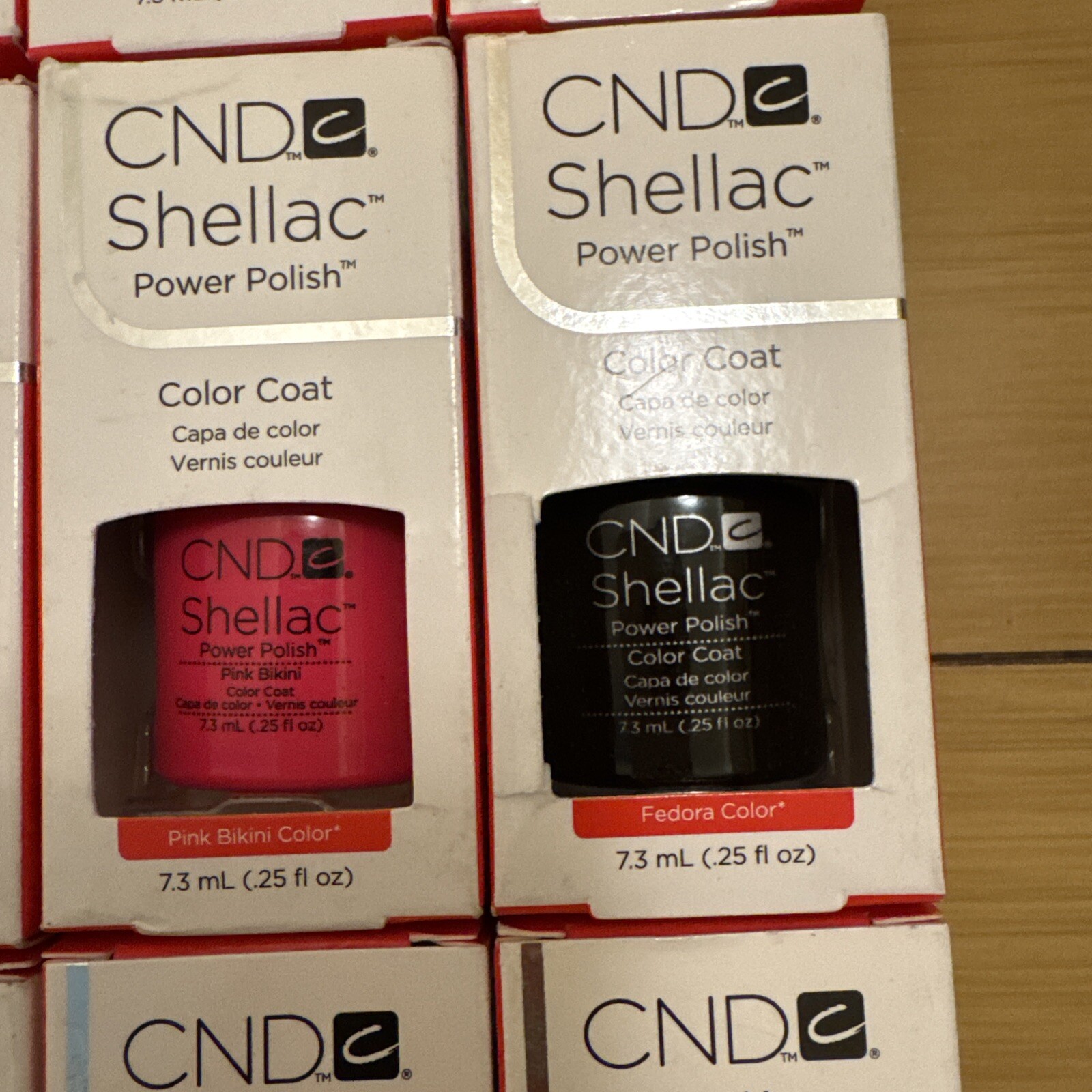 18 Bottles Lot New CND SHELLAC Power Polish UV Gel Nail Color Coat $400 Variety