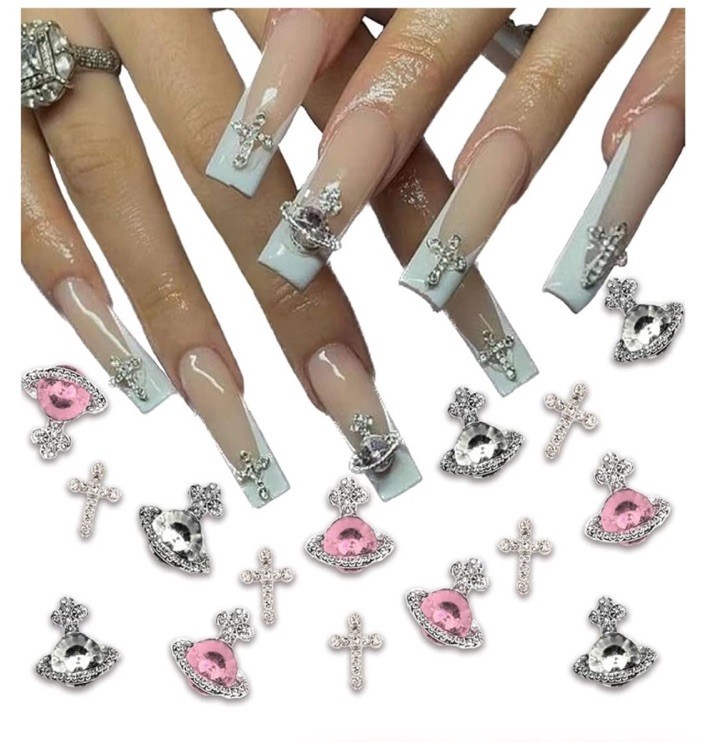 New – 25 PCS Metal Nail Art Charms