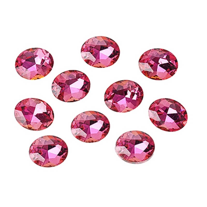 10Pcs Rhinestone Crystal Nail Art Drill 3D Transparent DIY Glitter Manicure