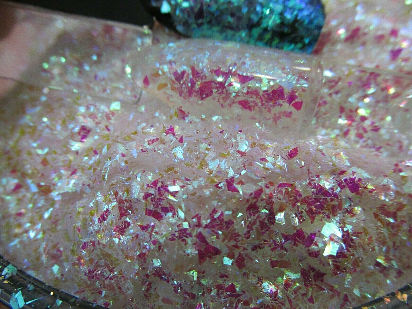 Fantasy Unicorn Dandruff glitter Mylar micro shards nail art tumblers slime