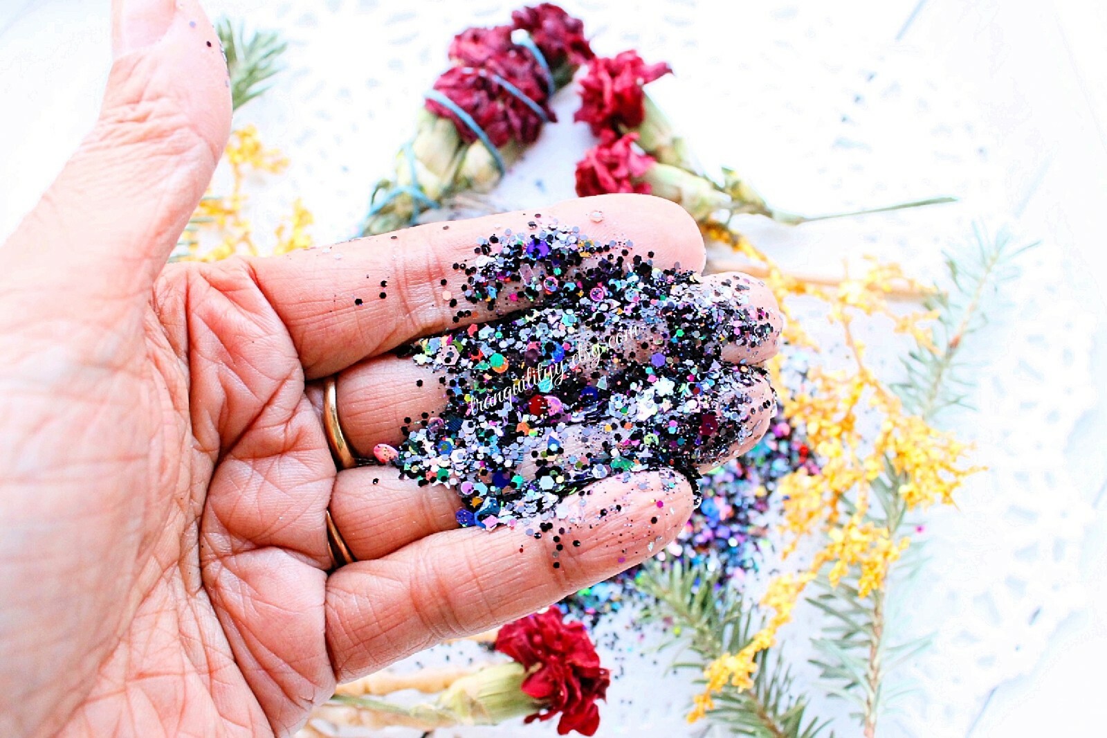 FREE SHIPPING Glitter Mix, Black Magick, Tumblrs, Geode , Resin Art, 2 TEASPOON