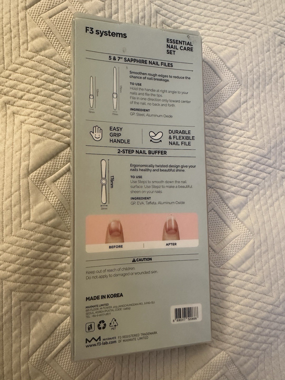 Nail Kit Made In Korea Brand New In Box Never Used