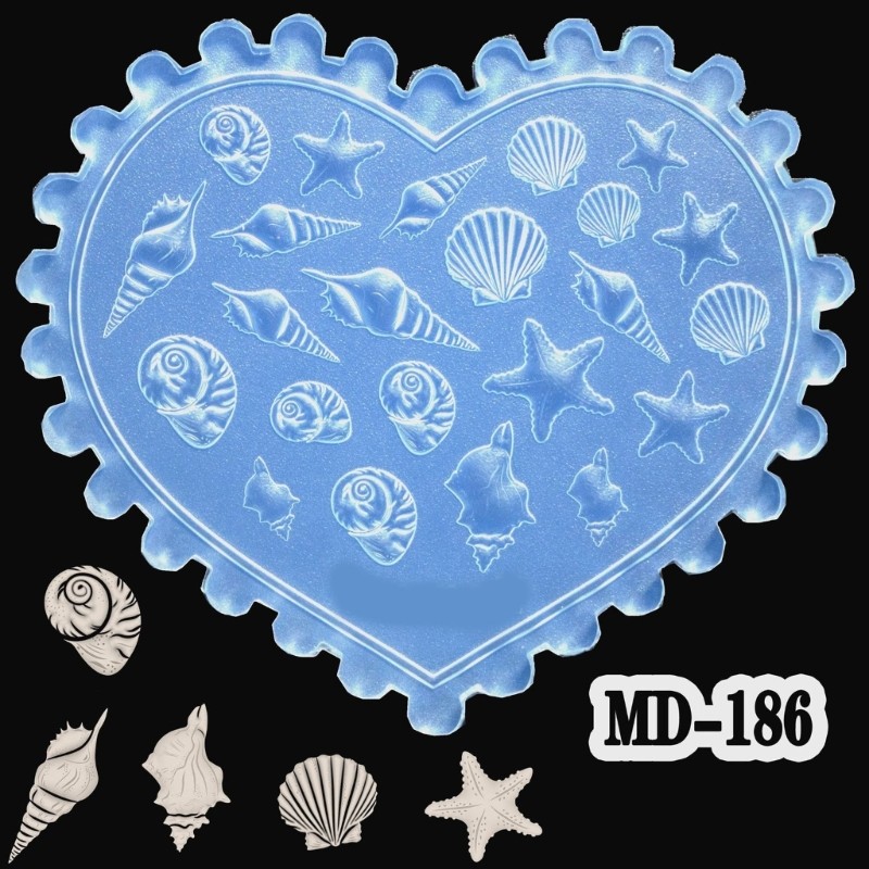 Silicone Nail Art Moulds Silicone 3D Template Nail Designing Tool Various Shape