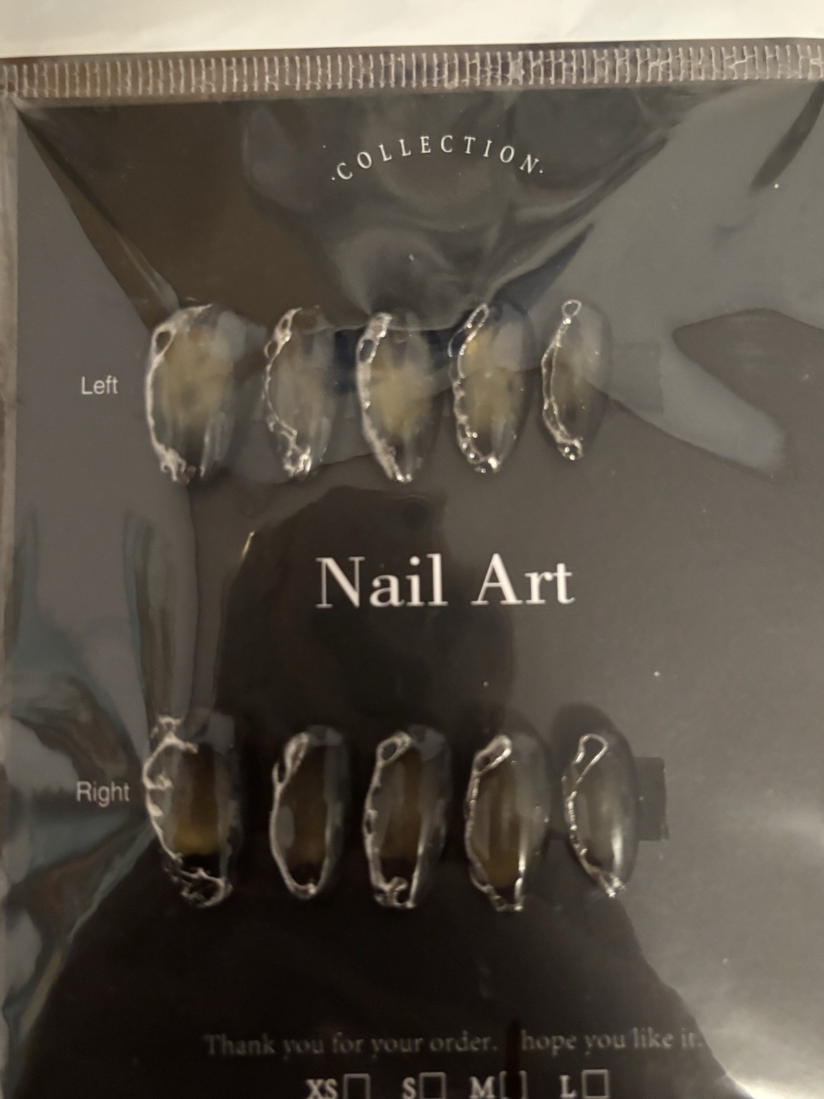 Homemade Almond Shaped Size Medium Press On Nails Lot