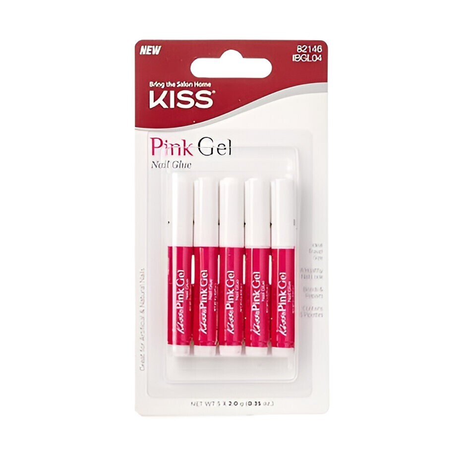 Kiss Pink Gel Nail Glue 1PK