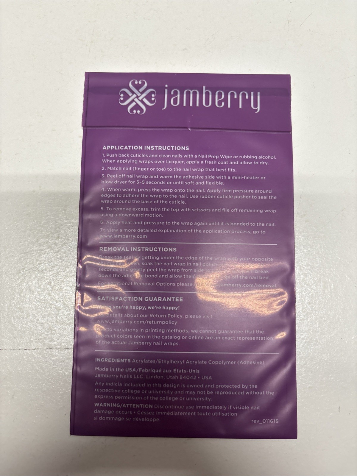 Retired Jamberry A242 Caribbean Snakeskin Nail Wraps Teal Blue-Sealed