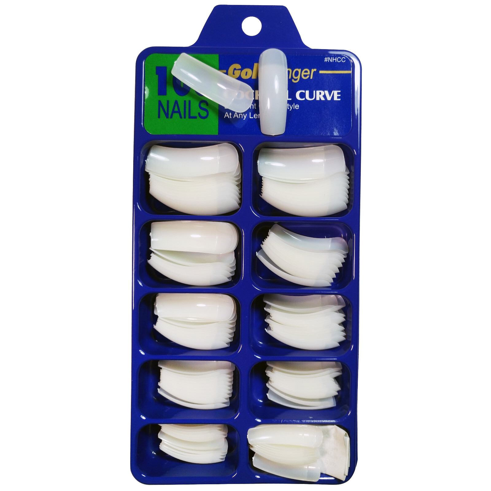 100pcs Acrylic French Nail Tips Clear/Natural/White For Nail Art