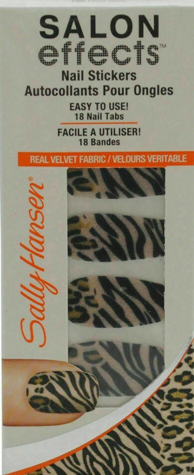 Sally Hansen Salon Effects Couture Nail Stickers #150 Faux Real 18 Count (4 PK)