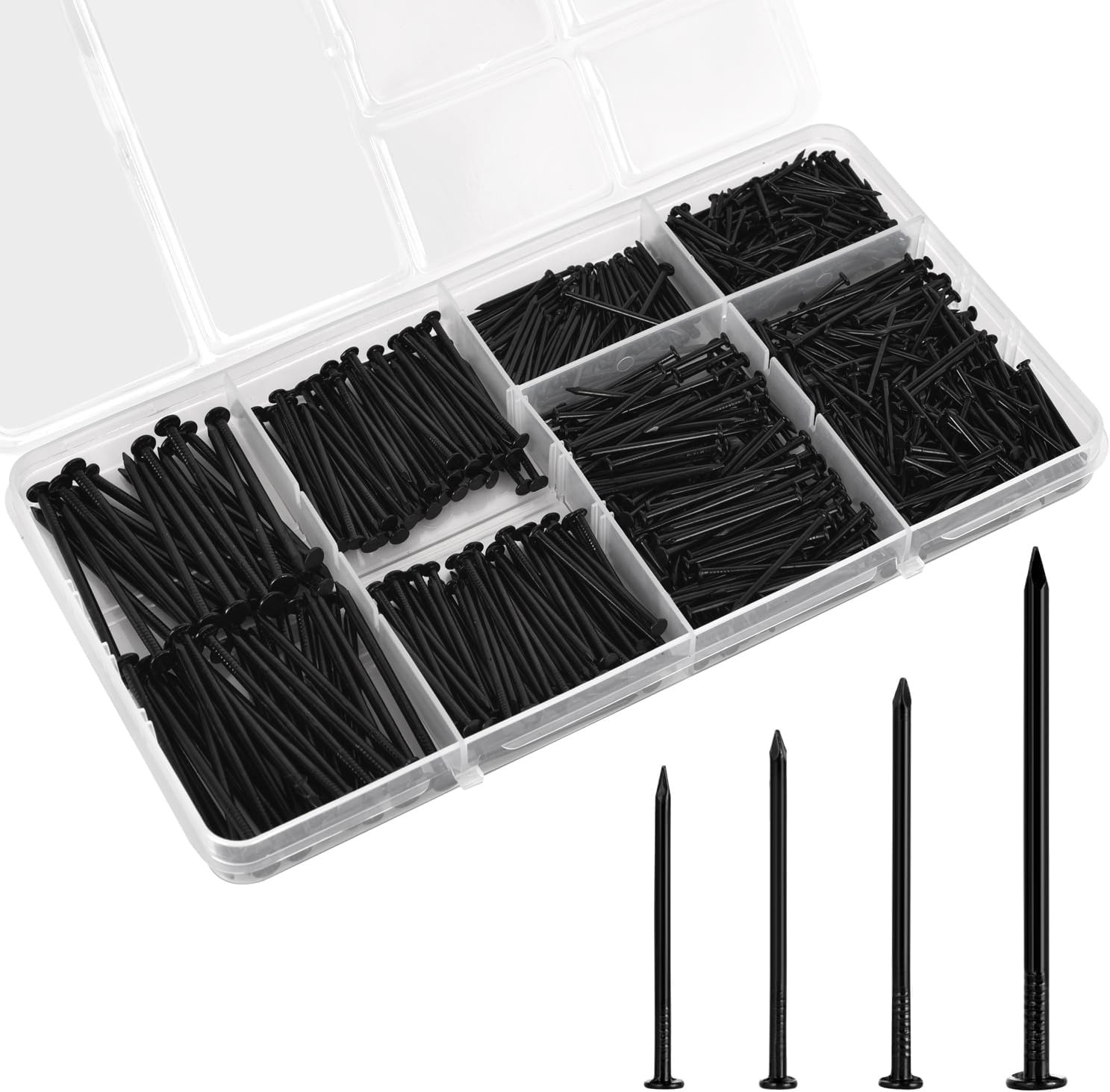 Nail for Hanging Pictures Assortment Kit – 650Pcs Small Nails, Finishing Nail…