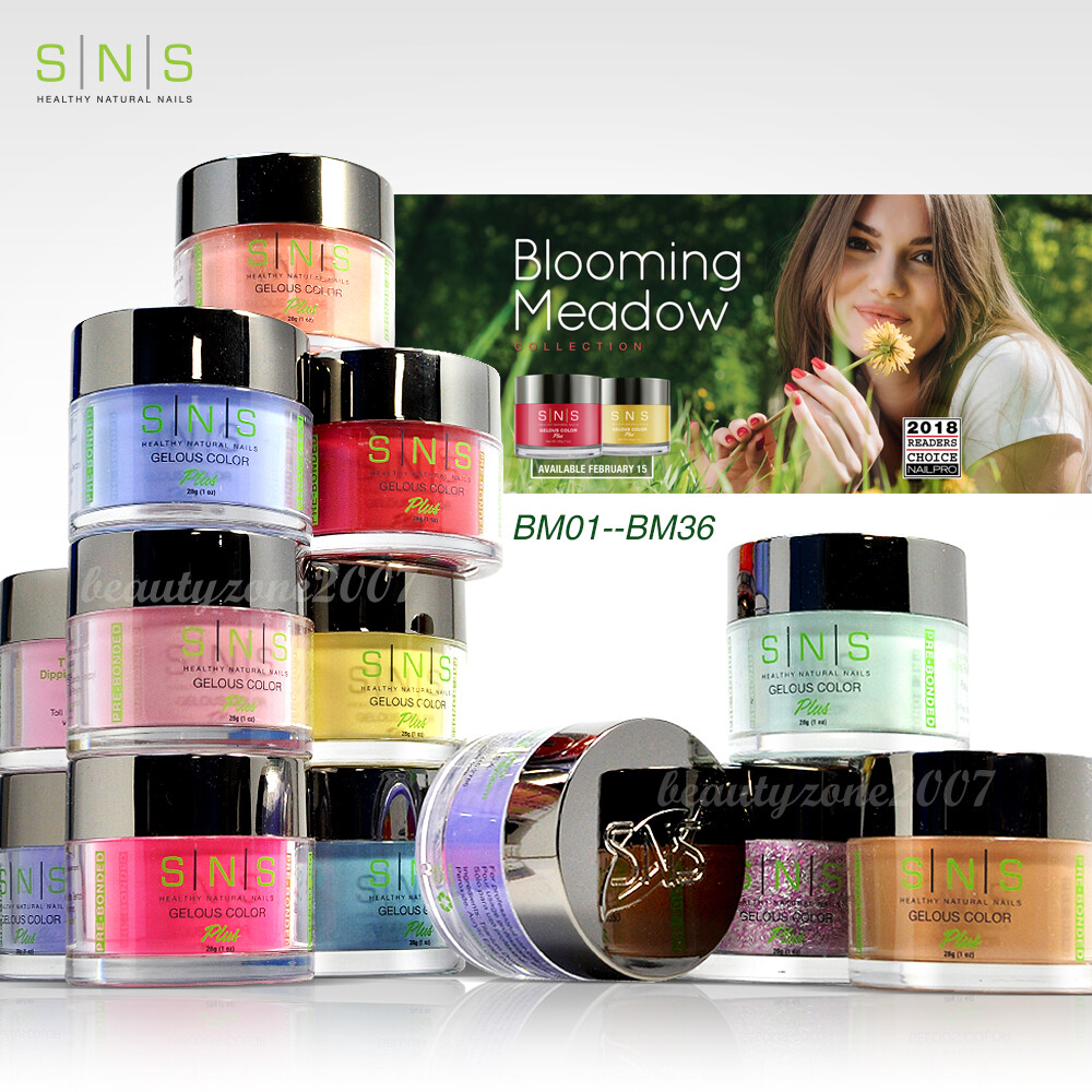 SNS Nail Dipping Powder Blooming Meadow Collection (BM) *Choose any color*
