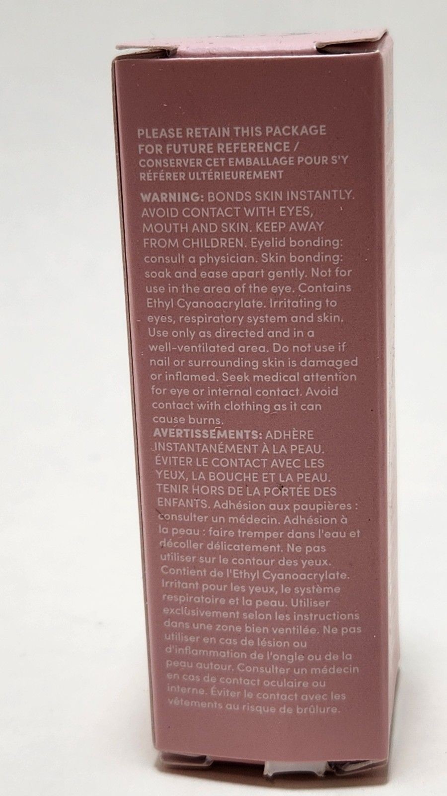 Glamnetic Super Strong Brush On Nail Glue Brush Tip Applicator 7ml /.24 fl.oz.