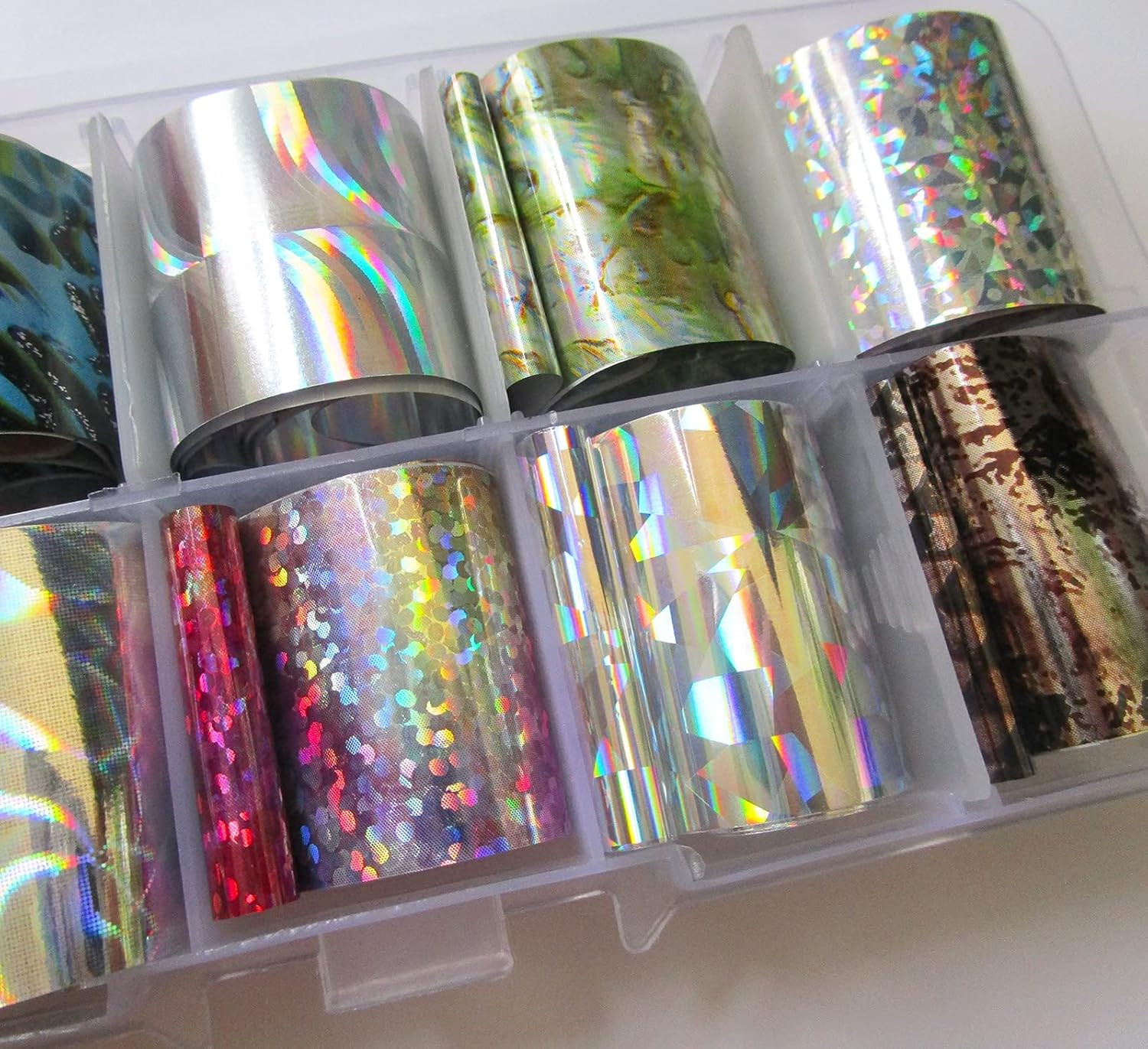 30 Sheet Holographic Transfer Nail Foil Stickers Starry Sky Nail Art Foils Stick