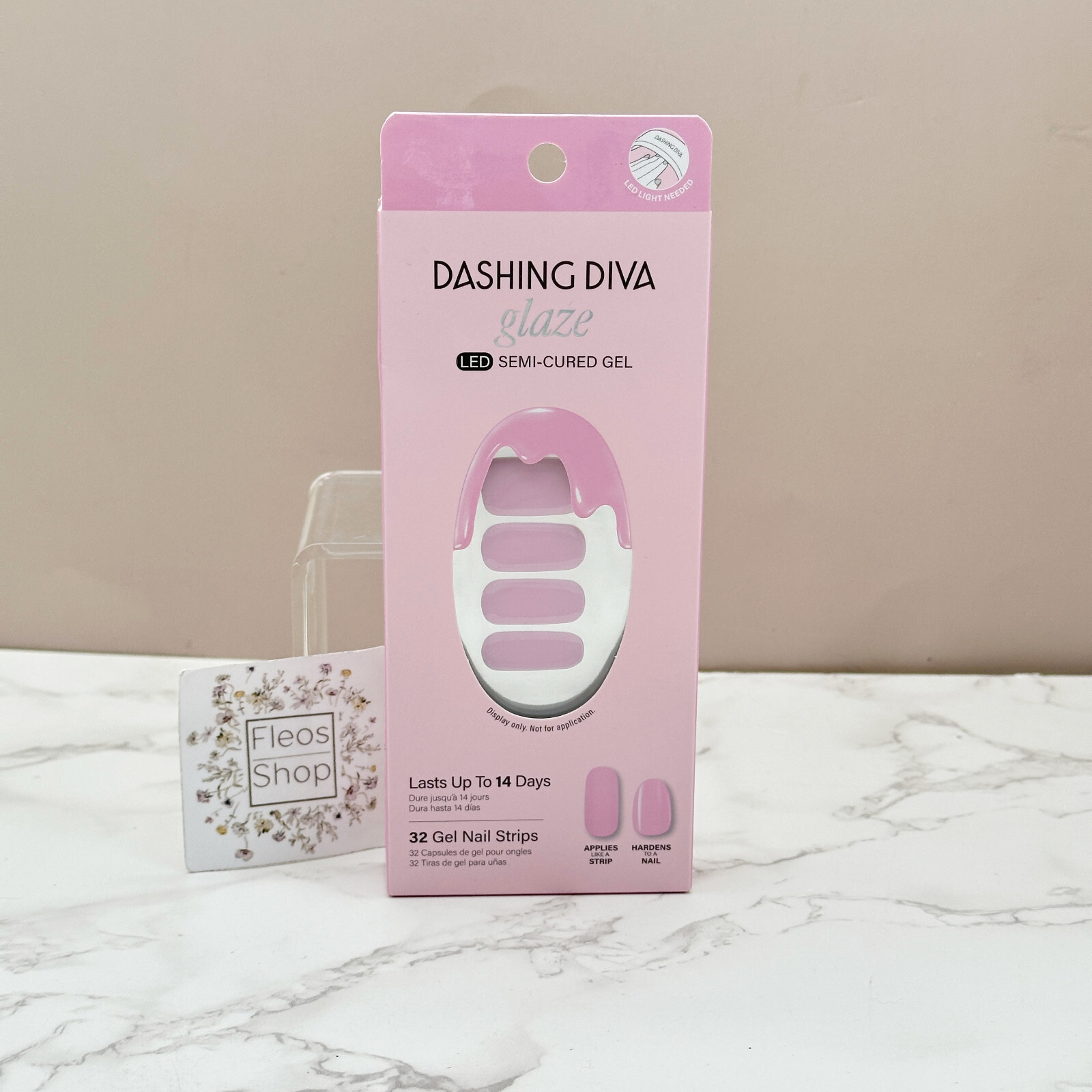 Dashing Diva Glaze Semi-Cured Gel Strips Juicy Grape – Sealed