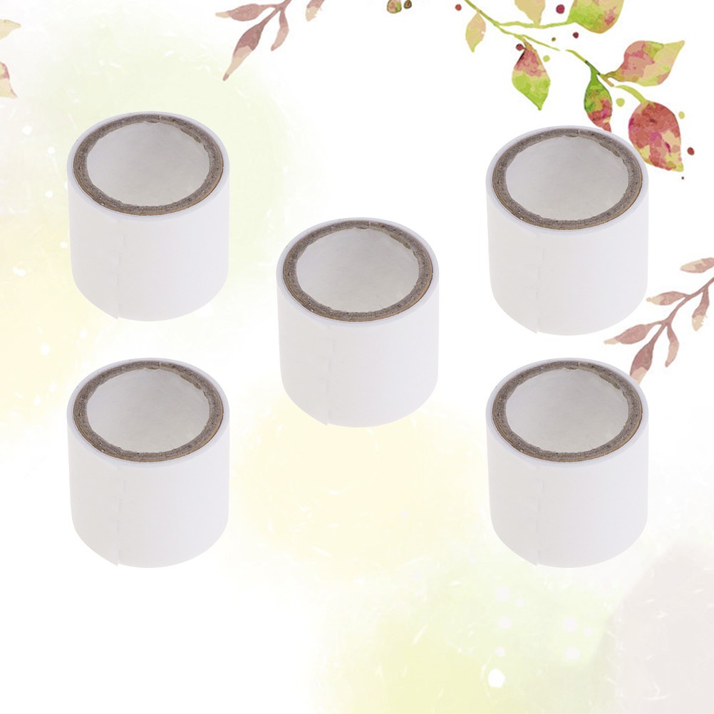 5Pcs Silk Nail Repair Tape White for Acrylic Nail Art Accessories