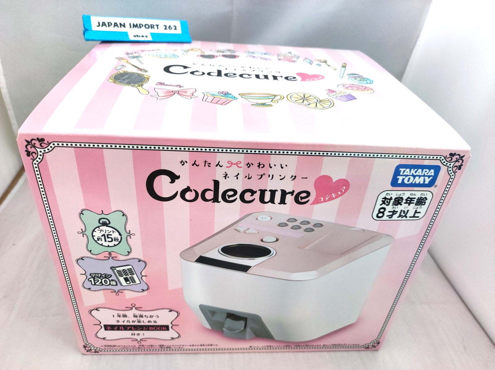 Codecure Nail Art Printer 143048 Simple Easy 120 Designs Takara Tomy Japan