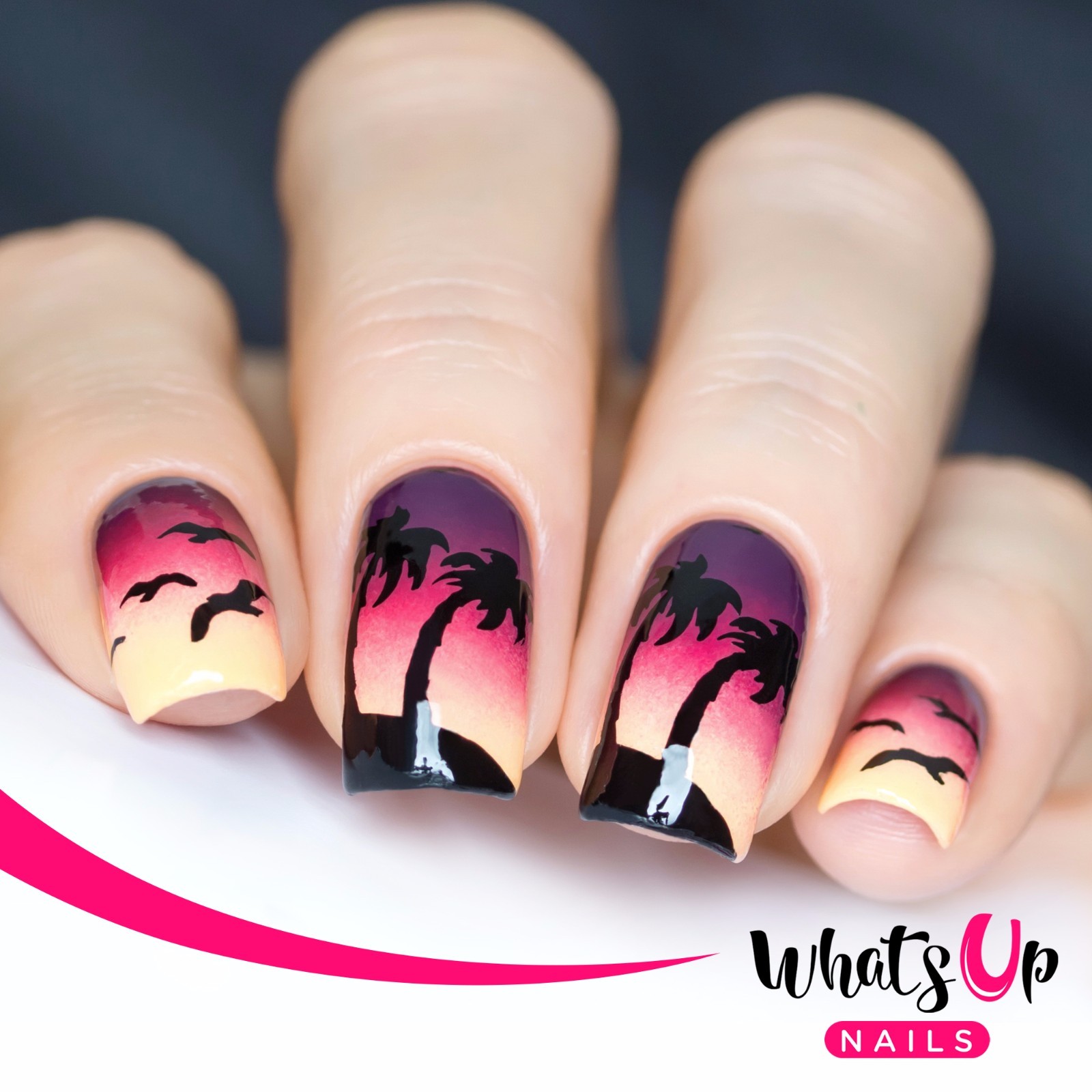 A019 Beach Mode Stamping Plate For Stamped Nail Art Design