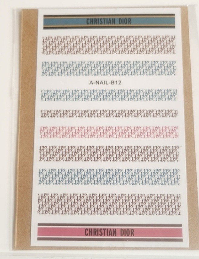 NWT NAIL ART DESIGN SELF-SEAL STICKERS TEAL & BURGUNDY CUSTOMIZABLE STRIPS N°30!