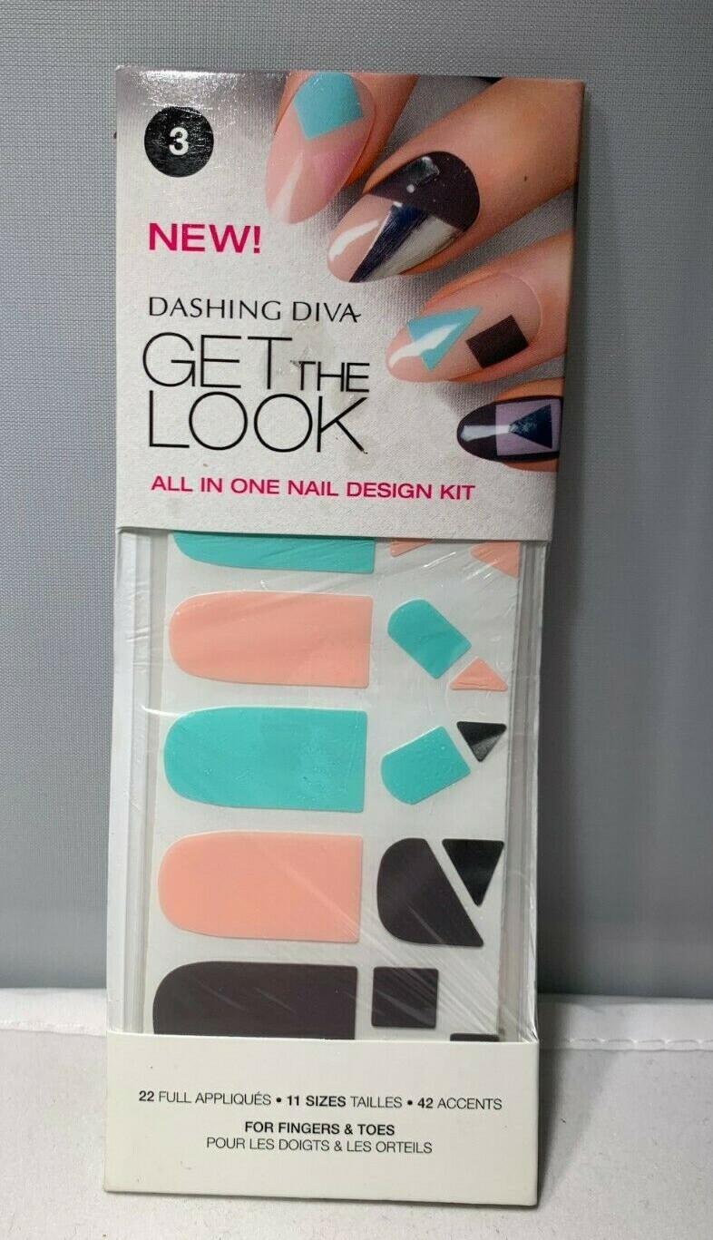 Dashing Diva Get The Look All In One Nail Design Kit – Cubist Delight
