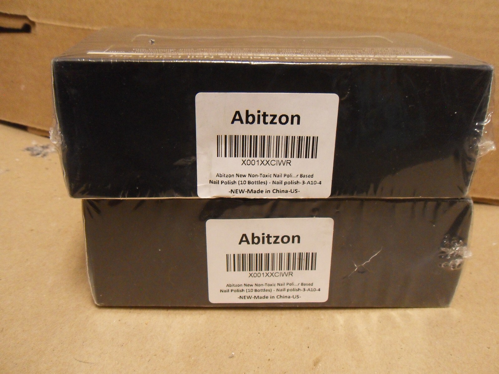 New Nail Art Set Abitzon 10 Bottle Nail Polish Set – Non-Toxic Water Based