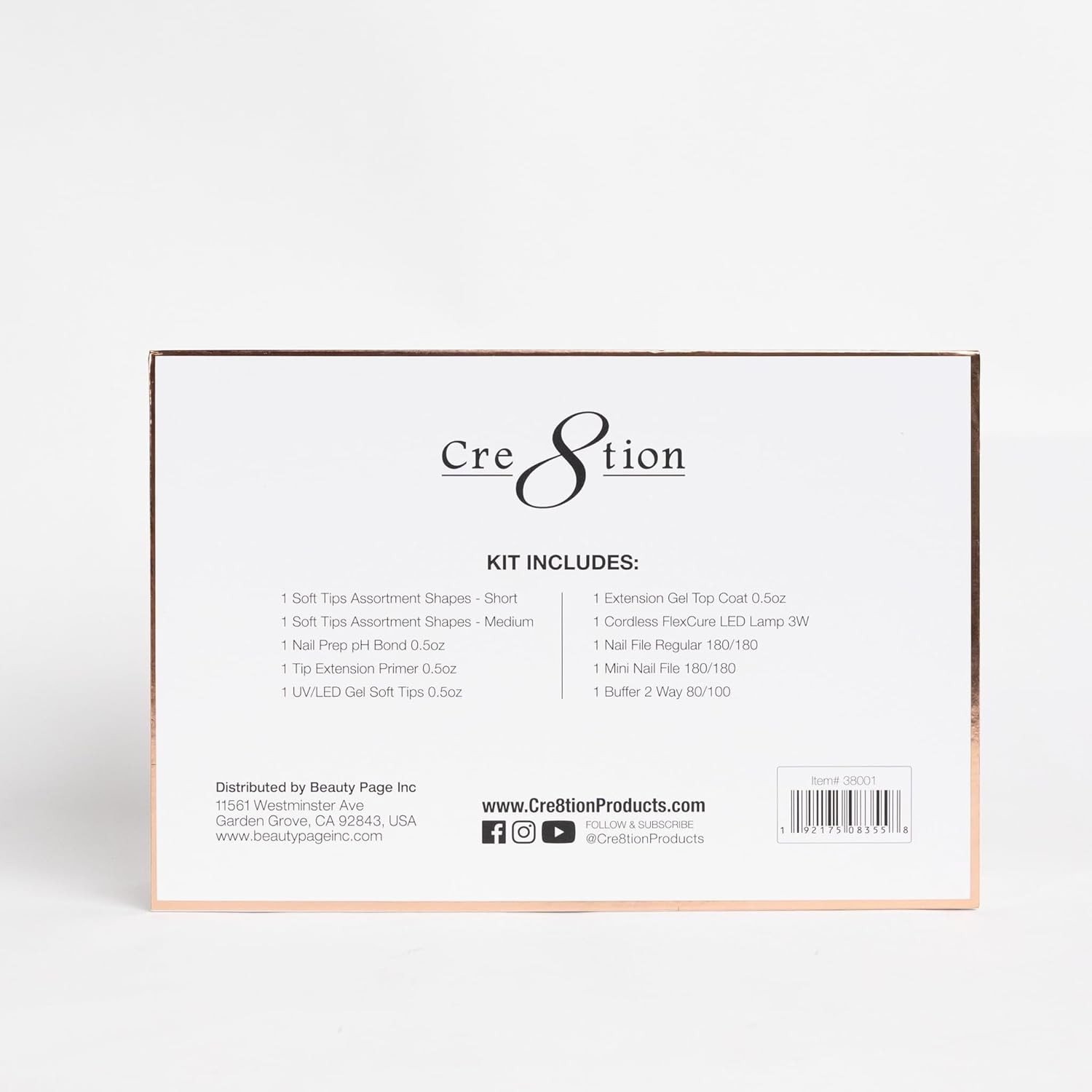 Soft Tips Starter Kit, Complete Gel Soft Tip Extension Set with Lamp, Gels & Too
