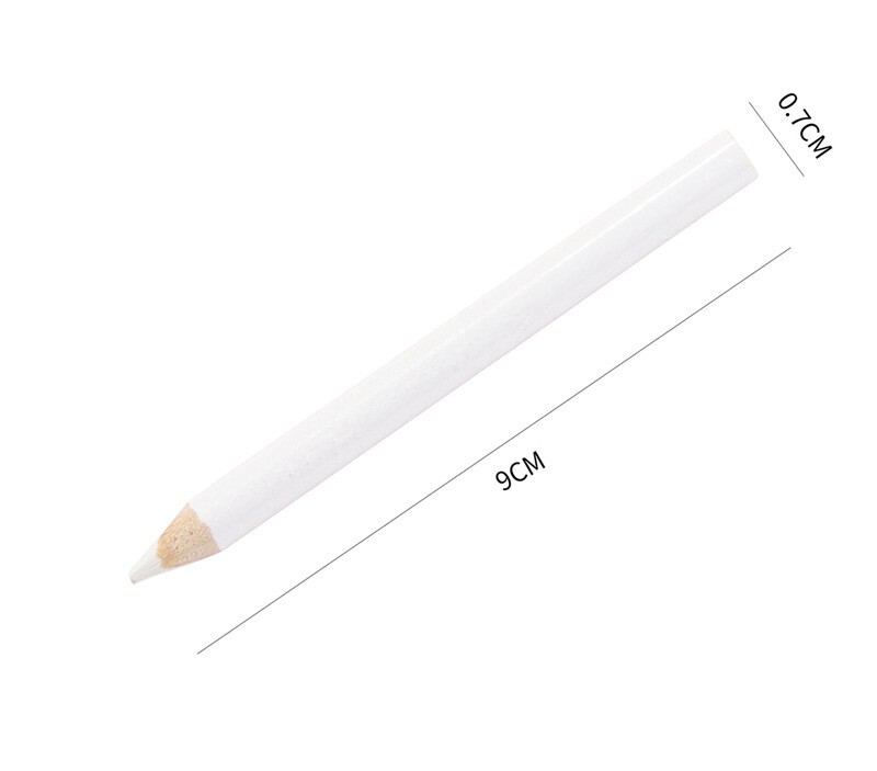 10Pcs Short White Rhinestone Wax Picker Pencil for Nail Art Tool – 9cm/3.54 inch