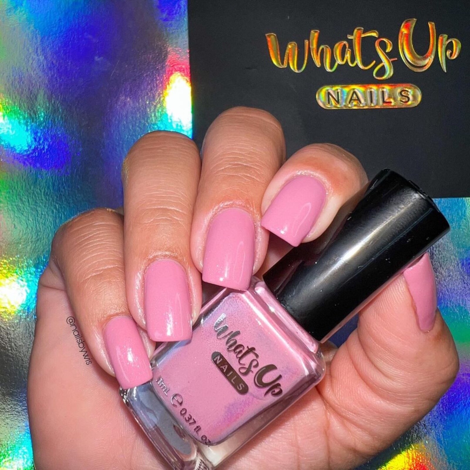 Whats Up Nails – Mauver and Shaker Regular Polish (Mauve with Shimmer)