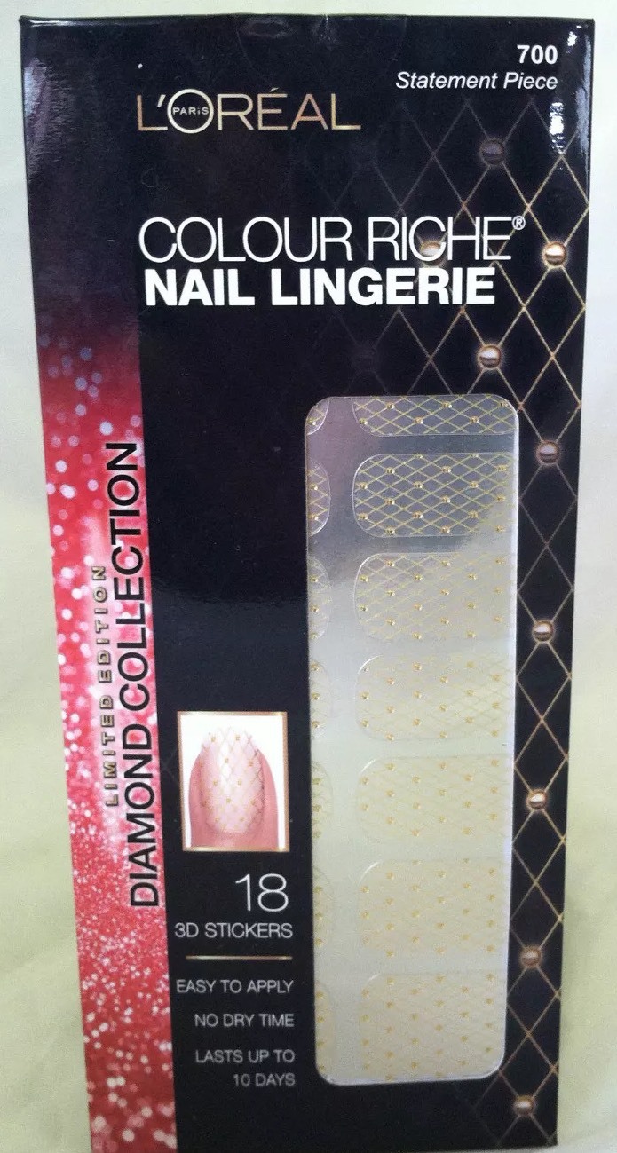 L’Oreal Colour Riche Nail Lingerie *#700 STATEMENT PIECE* Limited Ed Diamond Col