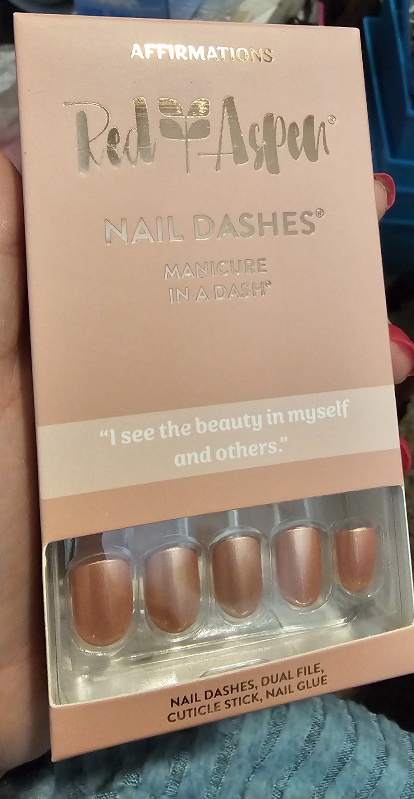 Red Aspen Nail Dashes Terry Lynn Is Beautiful